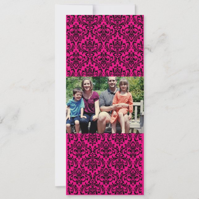 Carte de Noël de famille 4x9 (Devant)