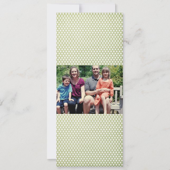 Carte de Noël de famille 4x9 (Devant)