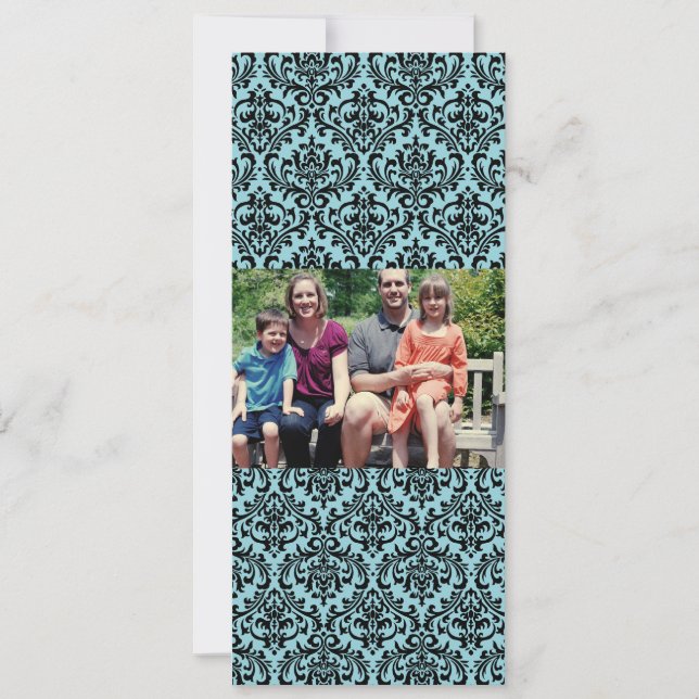 Carte de Noël de famille 4x9 (Devant)