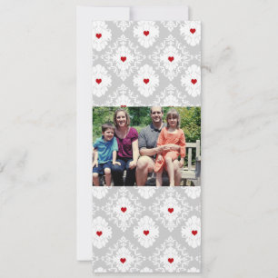 Carte de Noël de famille 4x9