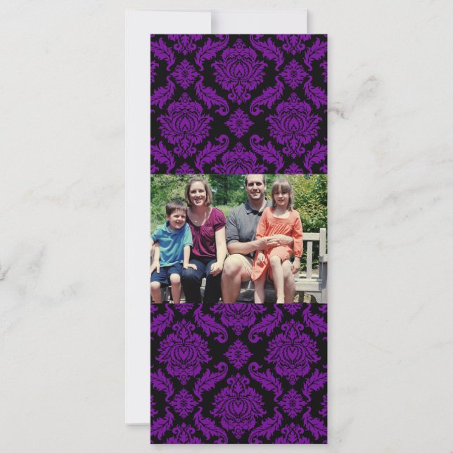 Carte de Noël de famille 4x9 (Devant)