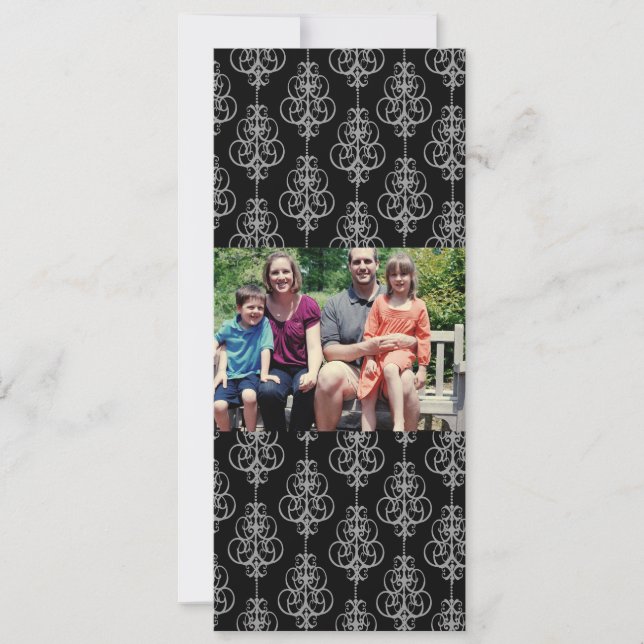 Carte de Noël de famille 4x9 (Devant)