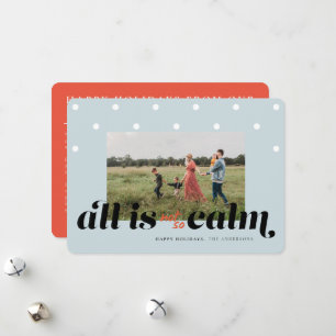 Carte de Noël de famille amusante