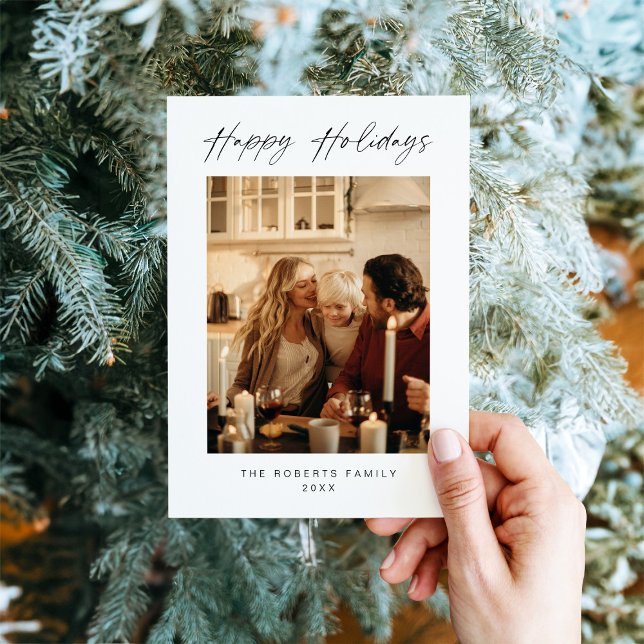 Carte de Noël de famille moderne (Créateur téléchargé)