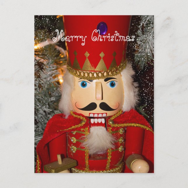 Carte de Noël de fêtes de Casse-Noisette (Devant)