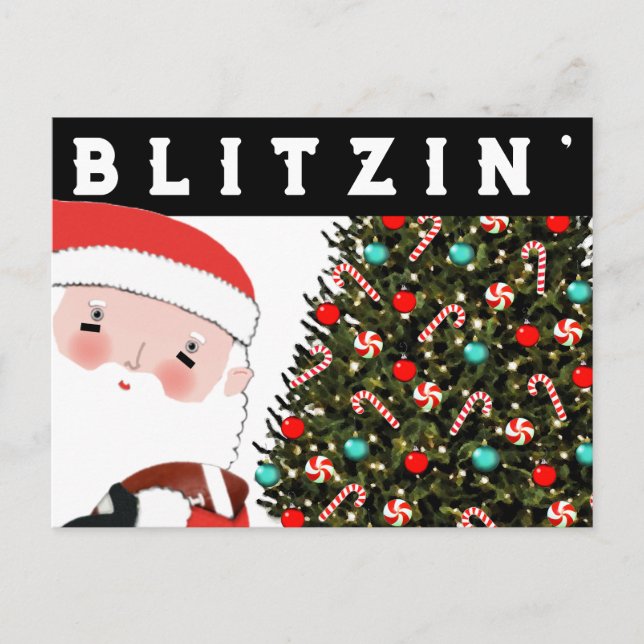 Carte de Noël de football (Devant)