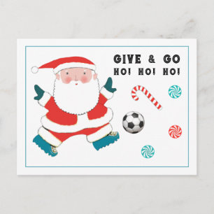 Carte de Noël de football