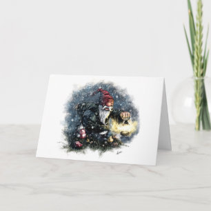 Carte de Noël de gnome