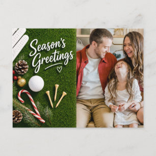 Carte de Noël de golf - Créez votre propre photo d