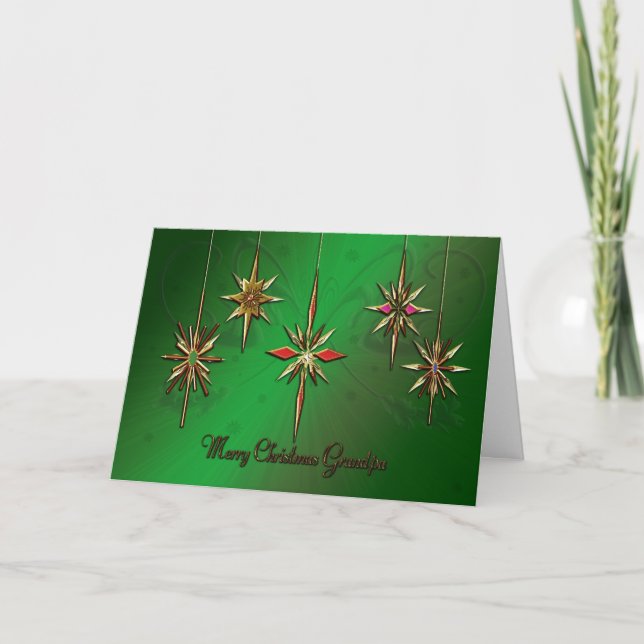 Carte de Noël de grand-père (Devant)