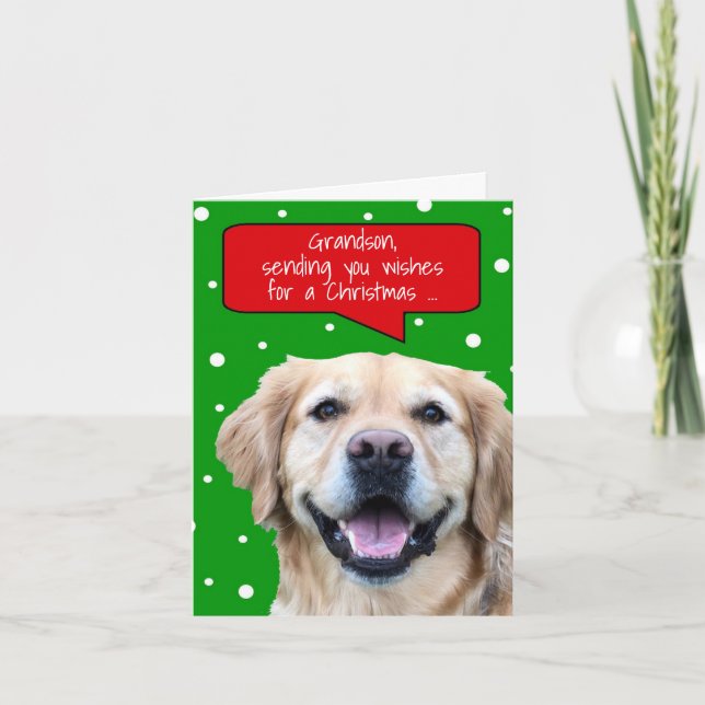 Carte de Noël de Grandson (Devant)