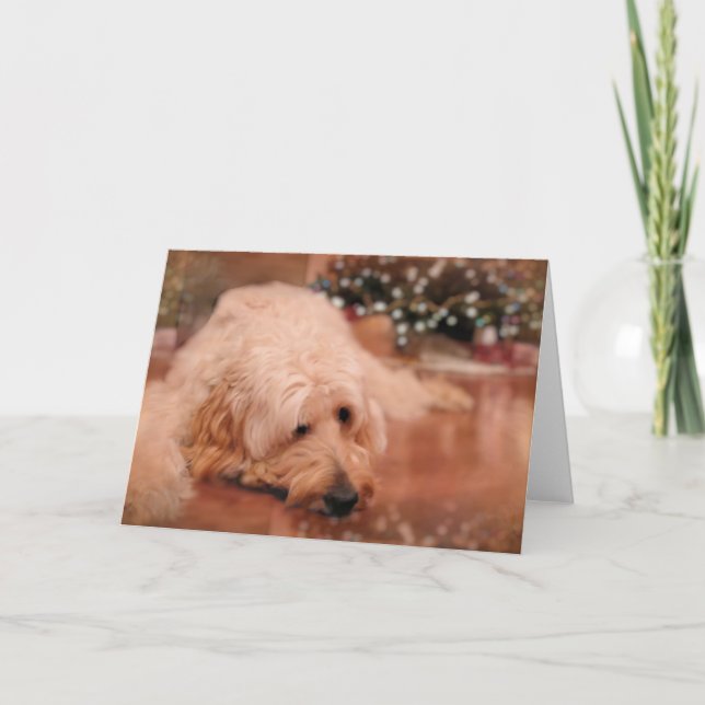 Carte de Noël de griffonnage (Devant)