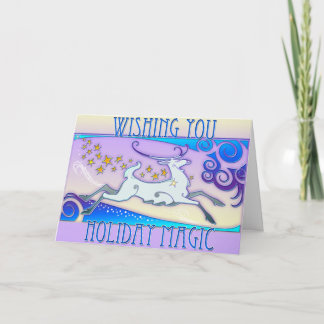 Carte de Noël de Holidaze de vison - spirales