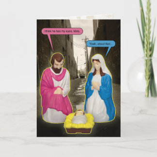 Carte de Noël de Jésus de bébé de décharge