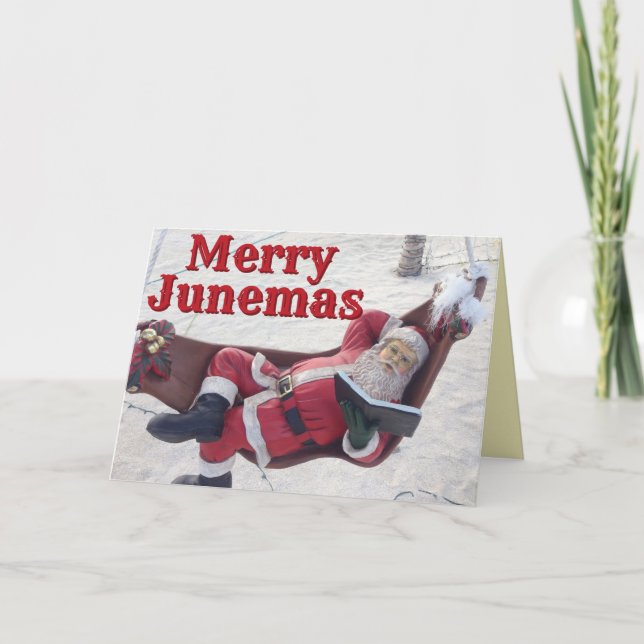 Carte de Noël de Junemas Santa (Devant)