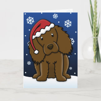 Carte de Noël de Kawaii Boykin