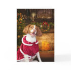 Carte de Noël de la Bretagne de vacances