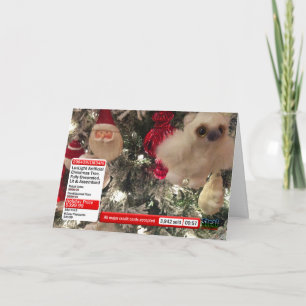 Carte de Noël de la chaîne Shopping