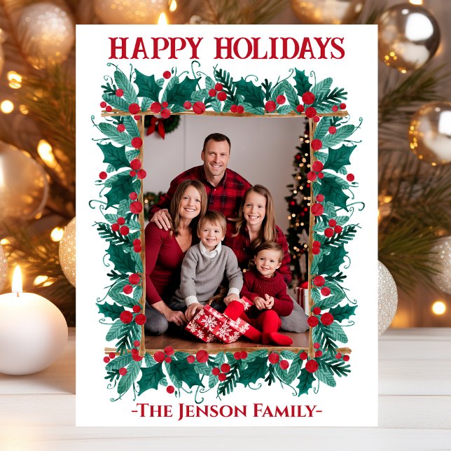 Carte de Noël de la chemise de la frontière (Créateur téléchargé)