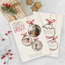 Carte de Noël de la famille des photos 2025