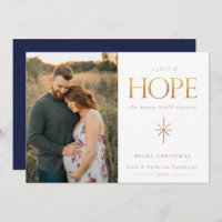 Carte de Noël de la famille Golden Hope