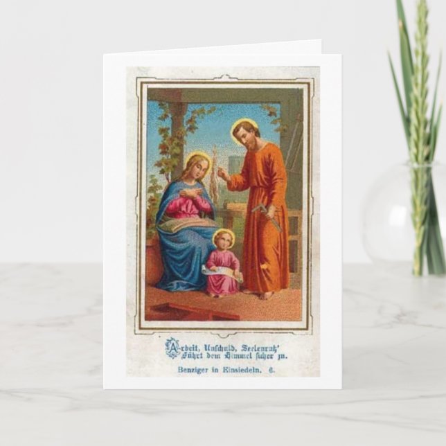 Carte de Noël de la famille Sainte (Devant)