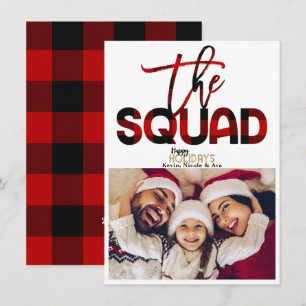 Carte de Noël de la famille THE SQUAD