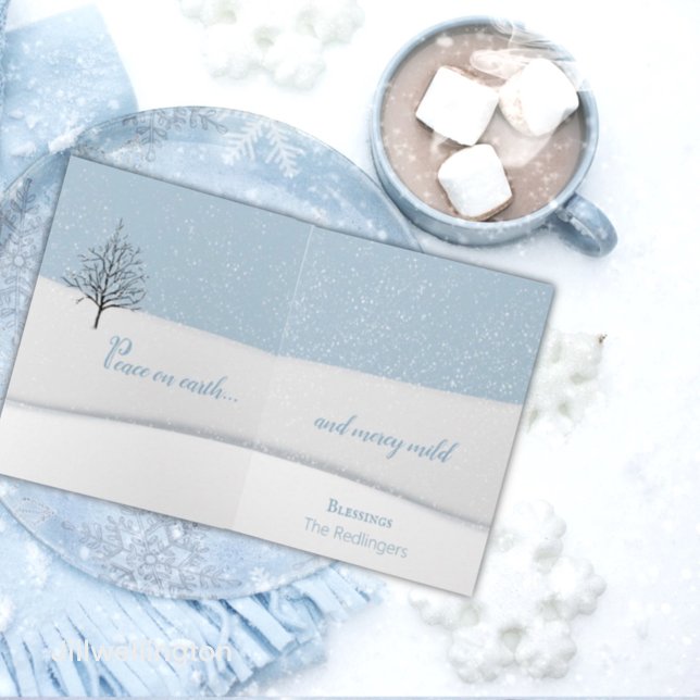 Carte de Noël de la forêt enchantée (Créateur téléchargé)