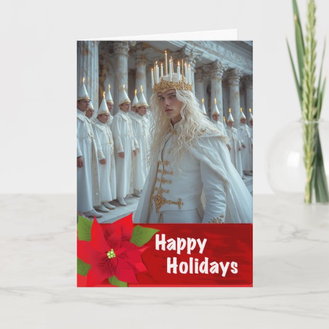 Carte de Noël de la Gay Swedish LightFest de la Sa (Devant)