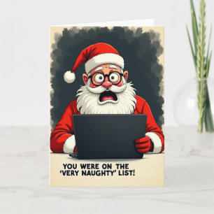 Carte de Noël de la Liste Très Vilain