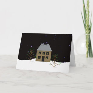 Carte de Noël de la maison principale