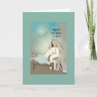 Carte de Noël de la Nativité