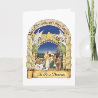 Carte de Noël de la Nativité, Carte d'artiste