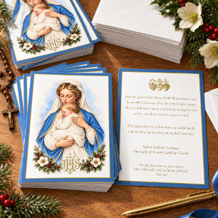 Carte de Noël de la paroisse catholique de la Mado
