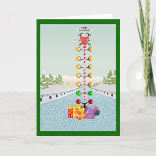 Carte de Noël de la tête