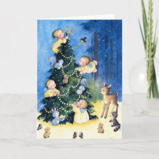 carte de Noël de l'ange d'illustration