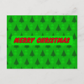 Carte de Noël de l'arbre de golf et du panier