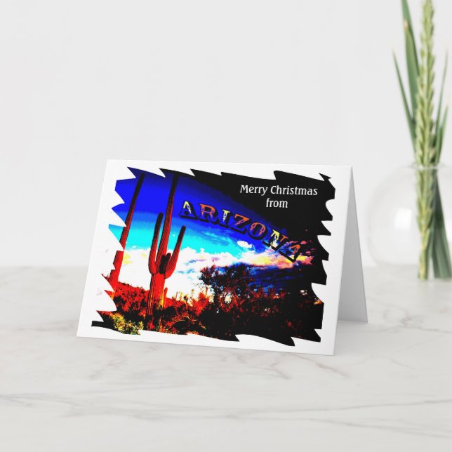 Carte de Noël de l'Arizona (Devant)