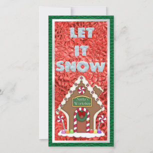 Carte de Noël de l'atelier père Noël
