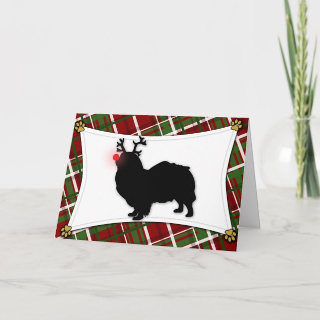 Carte de Noël de l'espagnol tibétain Reindeer (Devant)