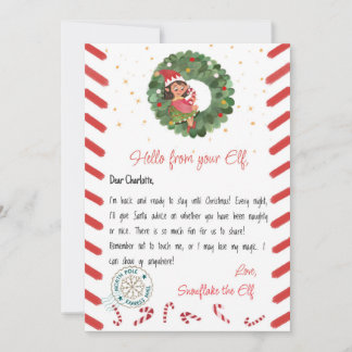 carte de Noël de lutin