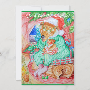 Carte de Noël de ma chère petite-fille.