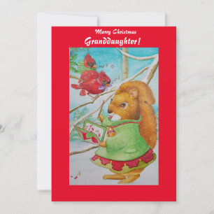 Carte de Noël de ma petite-fille douce