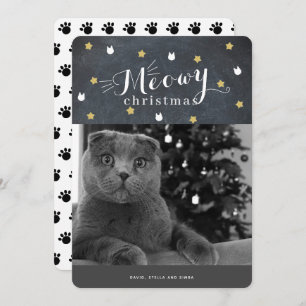 Carte de Noël de Meowy