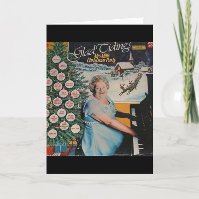 Carte de Noël de Mme Mills (Devant)
