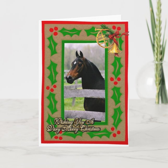Carte de Noël de Morgan Horse (Devant)