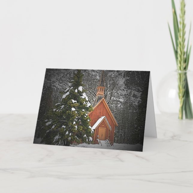Carte de Noël de Mountain Chapel (Devant)