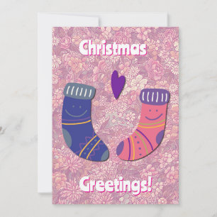 Carte de Noël de Noël à un couple