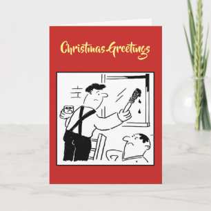 Carte de Noël de Peintre et Décorateur