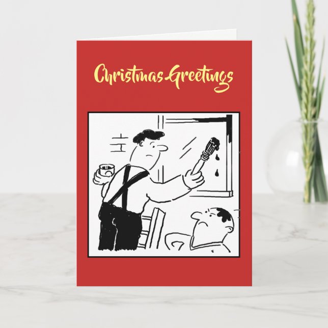 Carte de Noël de Peintre et Décorateur (Devant)